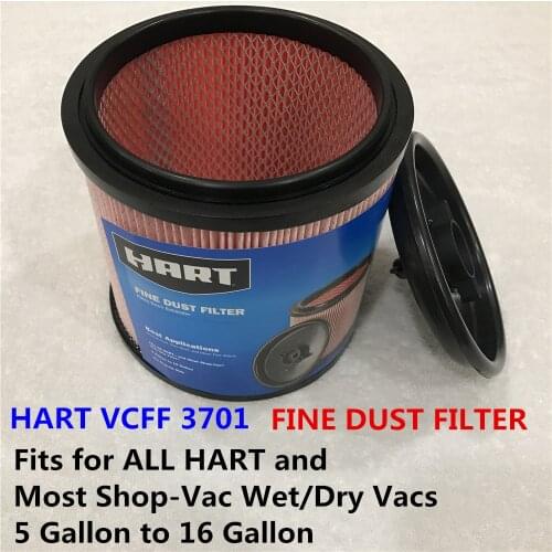 1PCS Hart Cartridge vacuum FILTER Fit for HART Most Shop-Vac Wet/Dry Vacs 5 to 16 Gallon Vacuums cleaner parts accessory
