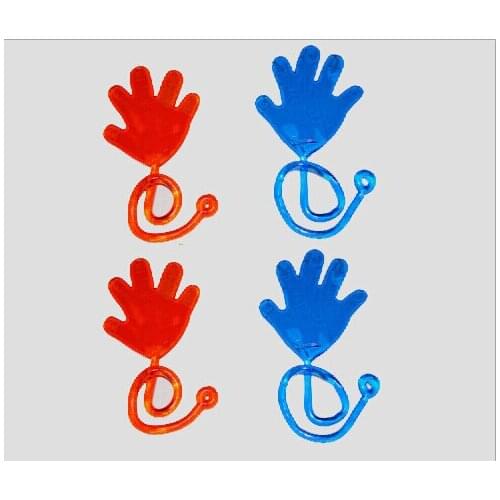 200pcs/lot Classic Toys Sticky Hands Kids Toy Children Gift Sticky Wall Climbing Hand Birthday Party Kids Favors Promotion Gift