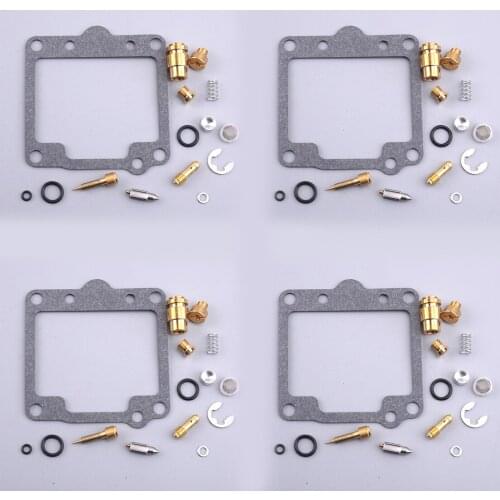 4 Sets Portable Carburetor Repair Rebuild Kits Accessories Motorcycle Fit For Suzuki GS750E GS750L GS750T