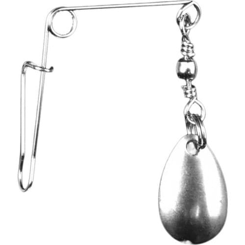 50%HOT Stainless Steel Spinnerbait Blade Lures Rigs Fishing Spoons Balance Bracket