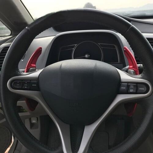 Car Aluminum Steering Wheel Shift Paddle Shifter Extension for Honda Fit(2009-2013) and Civic(2009) Interior Auto Car-styling