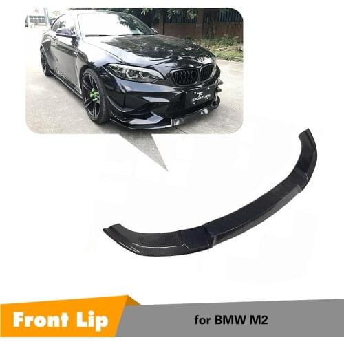Car Front Bumper Splitter Lip Body Kit Spoiler Front Bumper Lip for BMW F87 M2 2016,2017,2018 Not for M2C M2 Competition