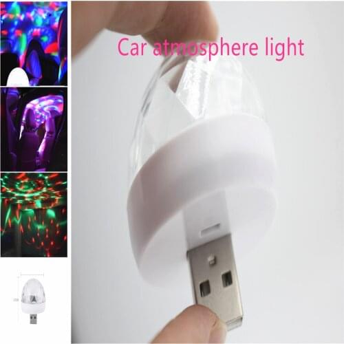 Car USB colorful DJ light music for KIA Sid Rio Soul Sportage Ceed Sorento Cerato K2 K3 K4 K5
