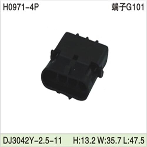 Free shipping 500pcs DJ3042Y-2.5-11 4Pin 2.5mm AMP Car Electrical Wire Connectors for VW,BMW,Audi,Toyota,NISSAN AND other