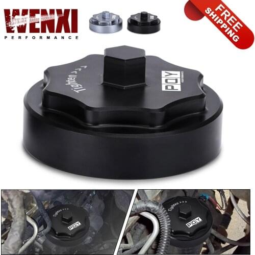 Free Shipping Fuel Filter Housing Cap Oil Filter Wrench for Dodge Ram 2500 3500 4500 5500 6.7L 2010-2018 CNC Machine WX-CAP02