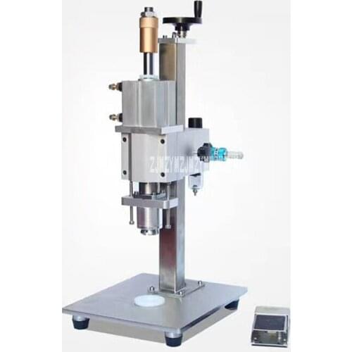 DFS15 Pneumatic Vial Cap Locking Machine Bottle Capper Electromagnetic Induction Vial Sealing Machine M5L/min 0.4 Kpa 15/18/22mm