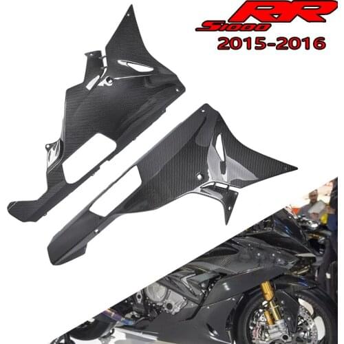 FOR BMW S1000RR S1000 RR, HP4 Motorcycle Side Fairing Body, Water Transfer Carbon Brazing 2015 2016 2017 2018