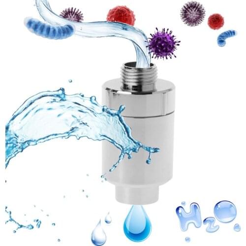 Shower Head Filter Water Purification Connector Faucet Softener Chlorine Remover
