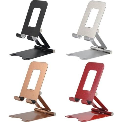 Hello Phone Holder Stand For IPhone 11 Xiaomi Mi 9 Metal Phone Holder Foldable Mobile Phone Stand Desk For IPhone 7 8 X XS