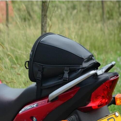 Custom Made Motorcycle Tail Bag Motorbike Seat Back Bag Saddle Bag Rear Seat Package Moto Motorbike Travel Saddle Tail Handbag
