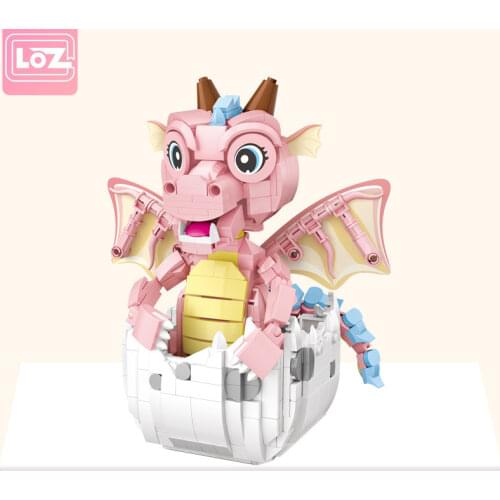LOZ Blocks DIY Building Bricks Toy Cute Dragon Model Toys for Children Juguetes Kids Gifts Girls Present 1122