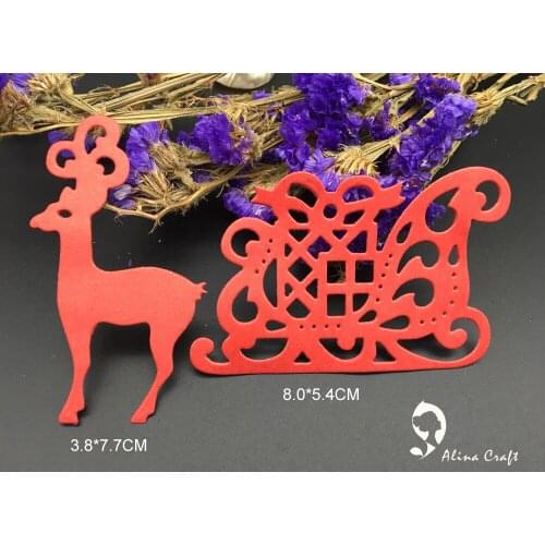 METAL CUTTING DIES cut knife mold art cutter Scrapbook PAPER CRAFTER Christmas deer gift album punch embossing stencils