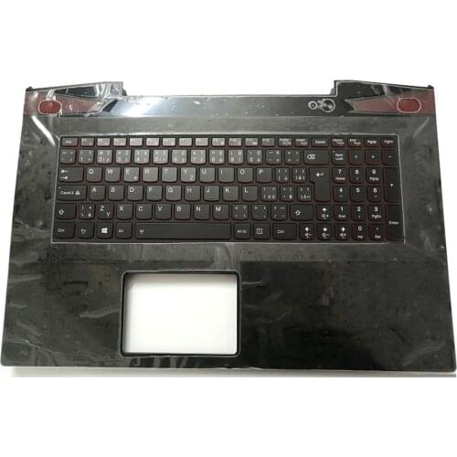 New/orig for Lenovo Ideapad Y70 Y70-70 Y70-80 17.3" Palmrest Czech Republic keyboard Palmrest Upper Cover 5CB0G59746