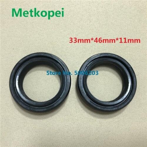 Motorcycle CMX250 KZ400 CA250 GN250 CMX250 TTR250 front fork damper shock absorber oil seal 33*46*11 mm for Honda Rebel 250cc