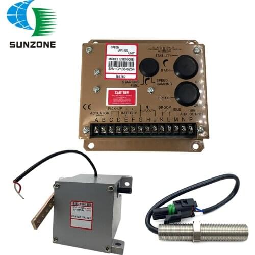Diesel Generator Governor 1 set Actuator ADC225 12V 24V MPU sensor 3034572 Speed Control ESD5500E