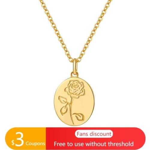 AGATA 14K Gold Plated Necklace Elegant Lady with Roses 925 Sterling Silver Necklaces for Women High Quality Jewelry 2021 New