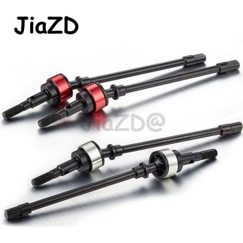 Free shipping 1 Pair Metal Steel CVD Front Drive Shaft For Axial SCX10 Version 1 RC Car Model Spare Parts Transmission Shaft