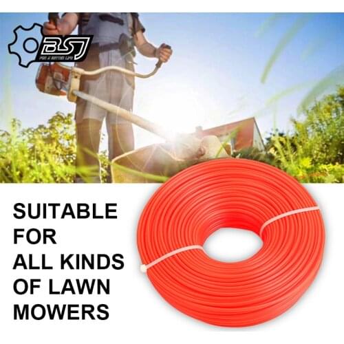 2.4mm/2.7mm/3mm 1LB Mowing Nylon Line Round/Square Brush Cutter Strimmer Trimmer Wire Grass Trimmer Head Long Roll Mowing Wire