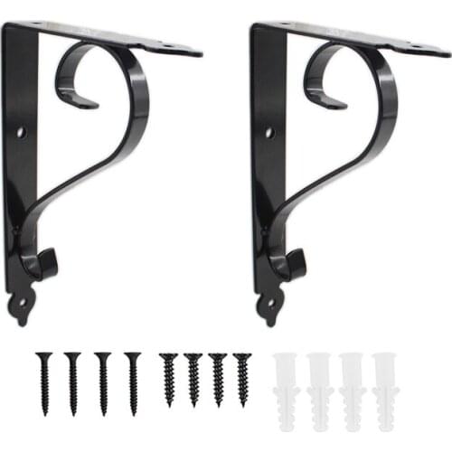 2Pack Shelf Brackets,Wall Mounted Floating Shelf Bracket Hardware,L Brackets for Shelves Heavy Duty Metal Corner Brace 150x110mm