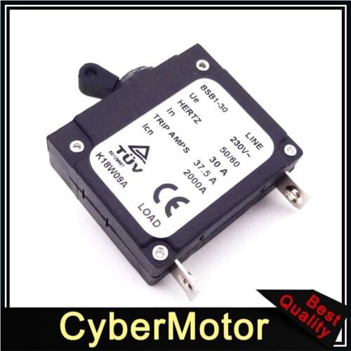 BSB1-30 In Generator Circuit Breaker 37.5A Trip Amps 2000A 50-60 Hertz 30A 230V