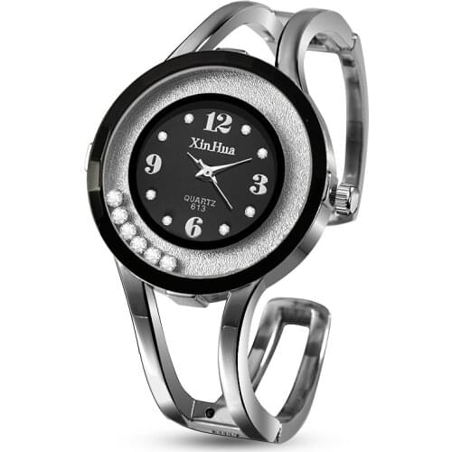 2019 Women Watches Bracelet Relogio Feminino Quartz fashion bangle watch womens crystal stainless steel wristwatch bayan kol sat