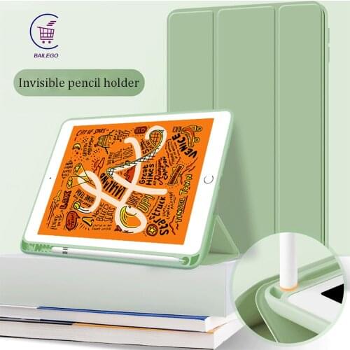 For iPad Air 4 Case 2020 iPad Pro 11 Case iPad 10.2 7 8th Generation Capa Pro 10.5 Air 3 2019 Mini 5 Funda 9.7 2018 Pencil Cases