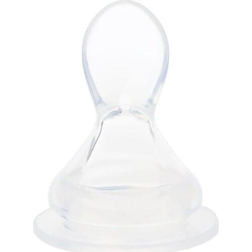 Infant Baby Silicone Feeding Bottle Nipple Spoon Rice Paste Spoon Food Feeder
