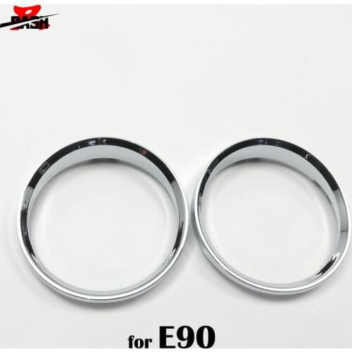DASH for BMW E90 Chrome Cluster Rings Chrome Gauge Rings DASH board M3 Look ABS