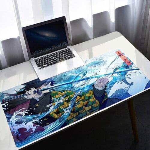 Anime Demon Slayer Mousepad Gaming Mouse Pad Carpet Gamer Mat Computer Desk Padmouse Keyboard Mousepad Pc Gmaer Accessories Rugs