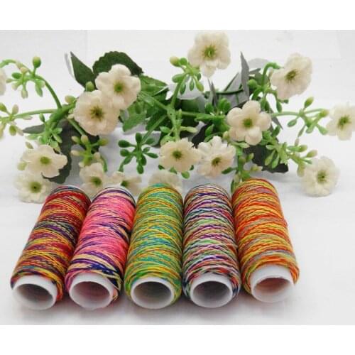 Colourful sewing thread plastic shaft 5 PCS =1 pack