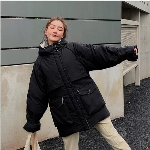 Women Jacket Winter Hooded Warm Coat Plus Size Cotton Padded Jacket Female Long Parka Womens Wadded jaqueta feminina Z5