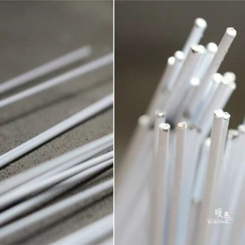 Metal Material White Coarse Steel Wire DIY Hand knit Deform Flower Crafts Jewelry Decor Metal Modeling Designer Accessories