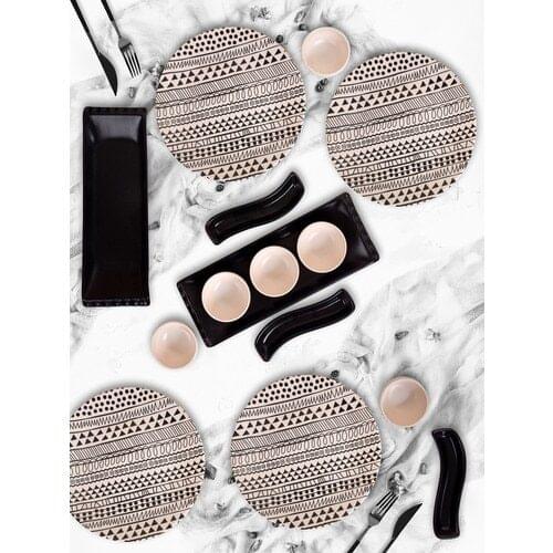 Keramika Cool Black Breakfast Set 15 Piece 4 Personality-18607