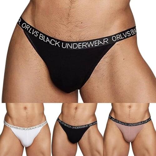 Sexy Men Underwear Thong Jockstrap Briefs Backless Cotton Jock Strap Homme Slip Erotic String Homens Cueca Gay Penis Pouch