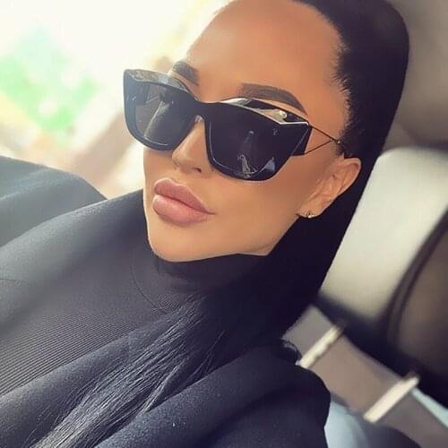 New Fashion Alloy Hollow Out Leg Sunglasses For Women Luxury Gradient Sun Glasses Men Double Color Frame Shades