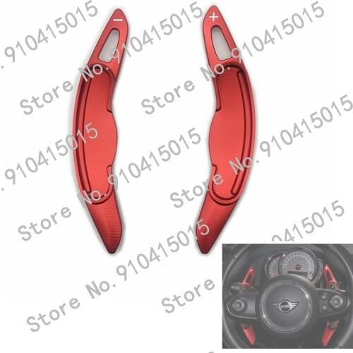 For MINI Cooper S JCW F54 F55 F56 F57 F60 Countryman Clubman Accessories Steering Wheel Shift Paddle Extension Cover Aluminum