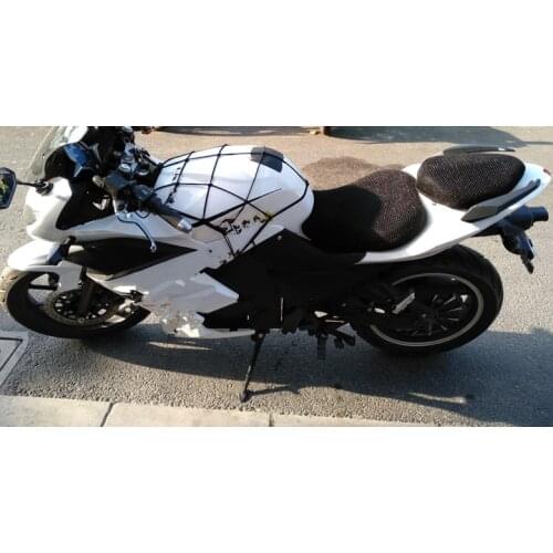 Motorcycle parts car luggage cargo net cover convenient rope color bag universal bag helmet 30 * 30cm baggage self