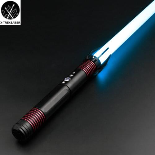 TXQSaber Smooth Swing Talon Lightsaber Heavy Dueling 1 inch Blade Metal Hilt 10 Sets of Soundfonts Blaster FOC F-Talon-001