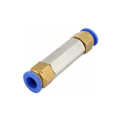 Air Straight Single Way Vacuum Pump Check Valve 10mm Hole Diameter