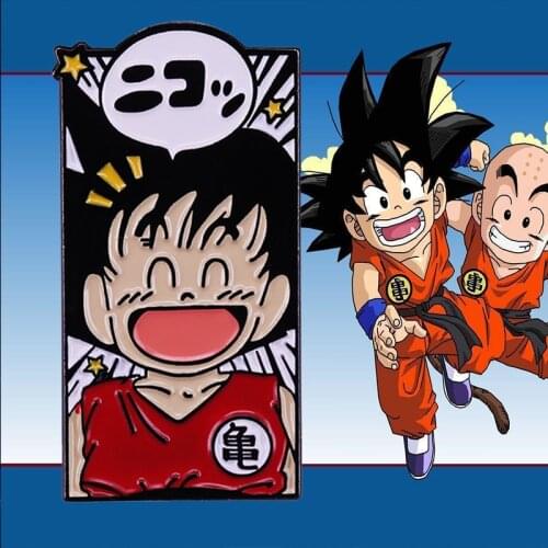 Wukong Brooch Japanese Anime Super Saiya Cute GGGoku Enamel Pin