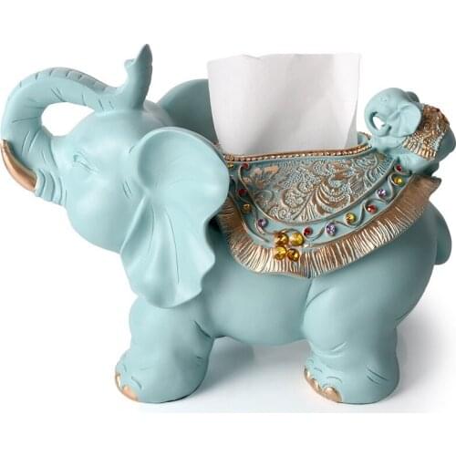 Household Tissue Box Elephant Multi Function Tissue Box Living Room Table Fruit Storage Set Storage Box Storage Organizer