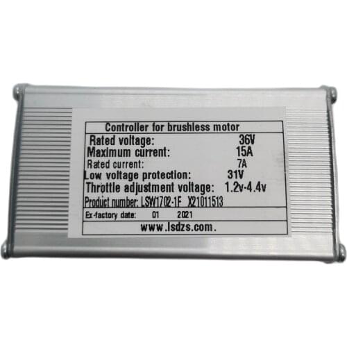 Controller for brushless motor 36V 15A Electric Bike LSW1702-1F LSDZS Electric Bicycle Accessories