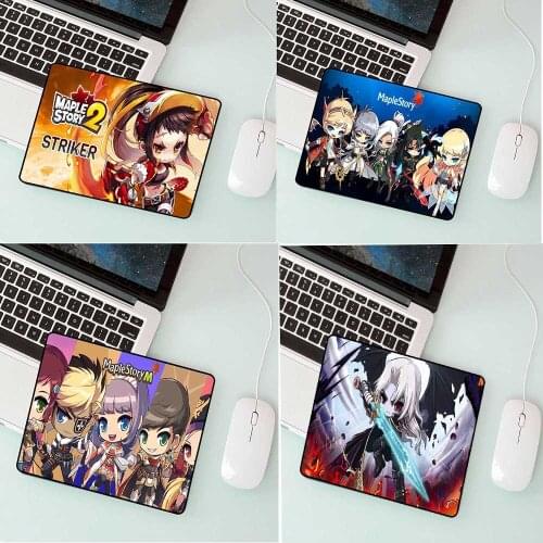 MaplestoryM 220x180x2mm Gaming Mouse Pad Anime Pad Laptop Desk Wholesale Gaming Accessories Small Mouse Pad Anime Mouse Pad Mat