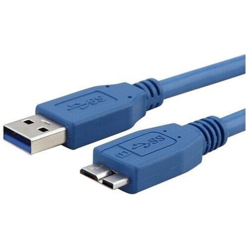 HWEXPRESS Hot 90 CM SuperSpeed USB 3.0 Cable, Type A to Type B Micro,Blue