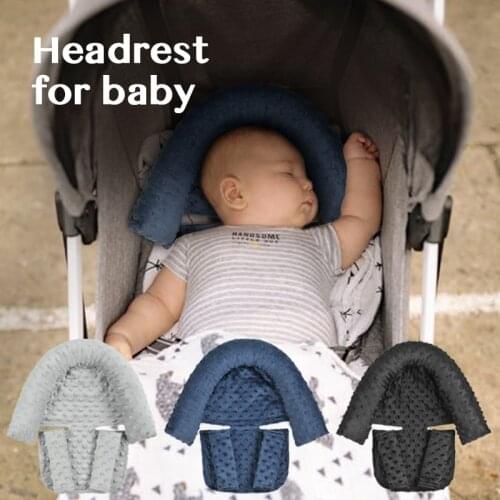 Newborn Baby Adjustable Car Safety Soft Pillows Sleep Head Kids Support Head Fixed Sleeping Pillow Neck Protection Cushion