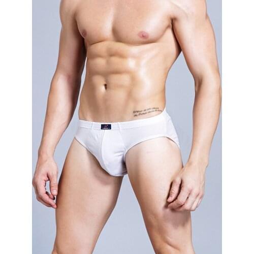 Men Cotton Underwear Boxer Bulge Pouch Underpants White Shorts Boxer Sexy Boxershorts Man Breathable Men Underwear Homme