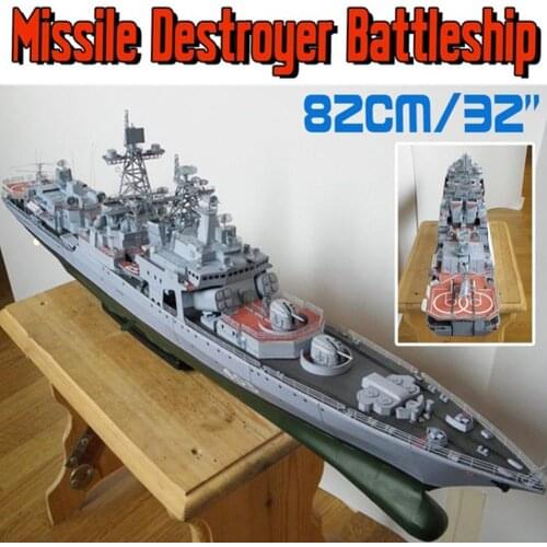 1:200Admiral Levchenko Antisubmarine Ship DIY 3D Paper Card Model Building Set Construction Toys Educational Toy Military Model