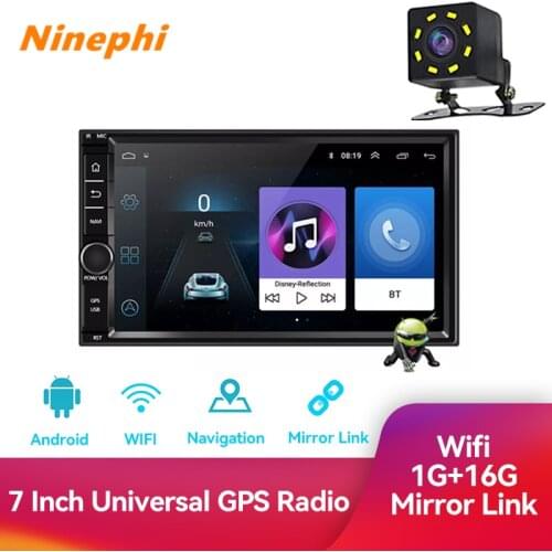 2 Din Car Audio Android 10.0 2Din Mirrorlink Autoradio Usb TF FM GPS Touch Screen Car Multimedia Player For Lada Vesta Granta