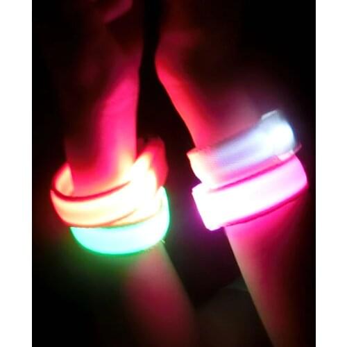 200pcs Christmas Gifts Party Glow LED Flashing Bracelets LED Bracelet for Kids Men Women