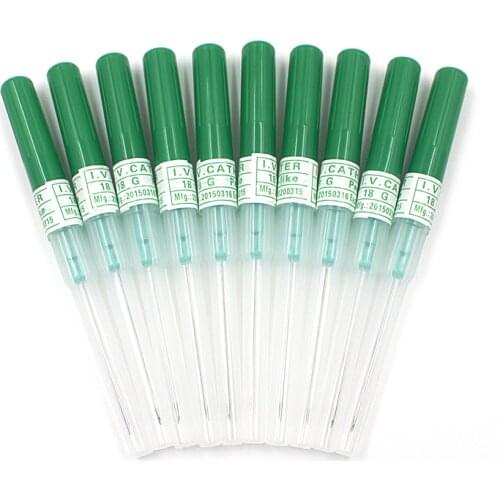 5 pcs Sterilized Body Piercing Needles I.V Catheter 18G Gauge Grey Sewing Needles with Box Piercing Tool Kit Free Shipping